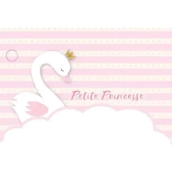 New Etiquette Drag Es Bapt Me Fille Princesse X 10 Pi Ces Theme Bapteme