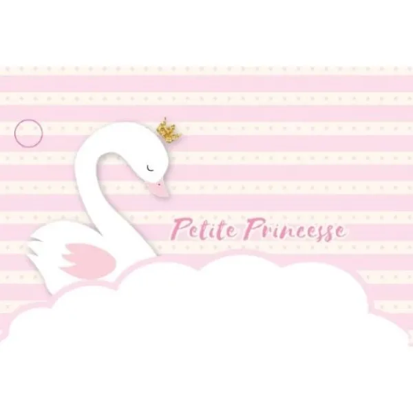 New Etiquette Drag Es Bapt Me Fille Princesse X 10 Pi Ces Theme Bapteme