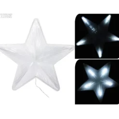 Badaboum Etoile Lumineuse Rayonnante De Noel 60 Led Blanc Discount