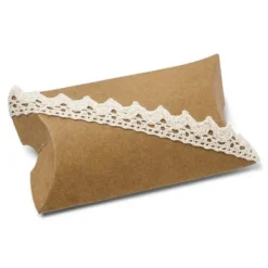 Discount Etui A Dragees Kraft Avec Dentelle X 10 Pi Ces Theme Dentelle