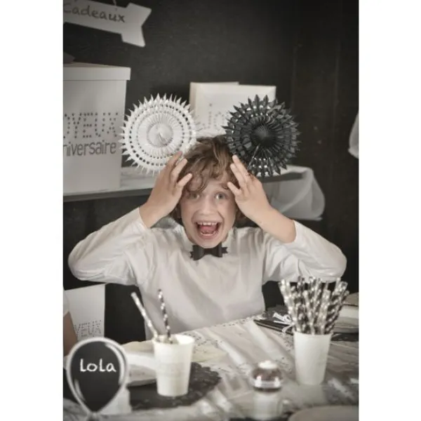 Online Eventail Dentelle Blanc 20Cm X 2 Pi Ces Theme Dentelle