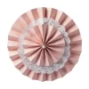 Online Eventail Dentelle Double Rose 26Cm Theme Dentelle