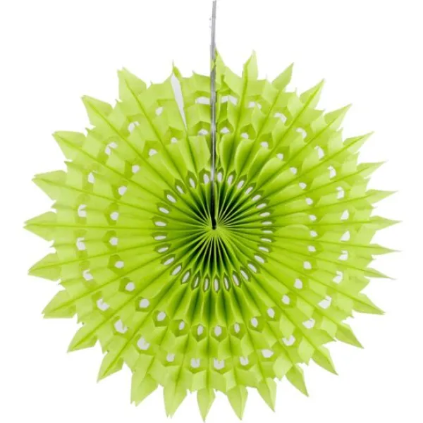 Discount Eventail Dentelle Vert Anis 20Cm X 2 Pi Ces Theme Dentelle