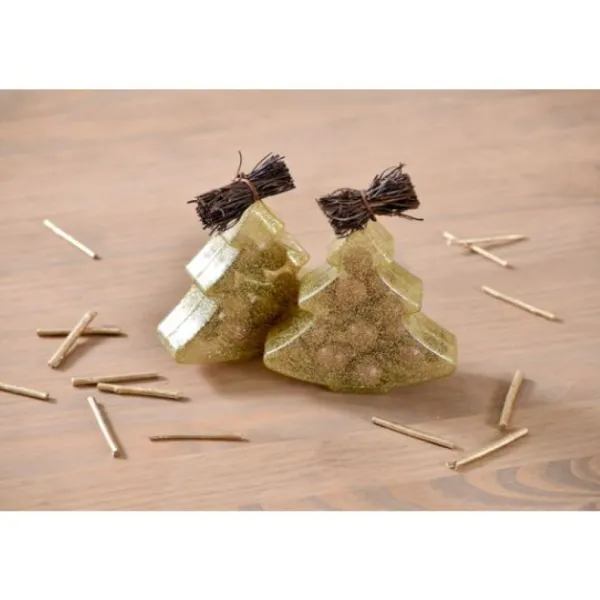 Badaboum Fagot De Bois Or X 4 Pi Ces Outlet