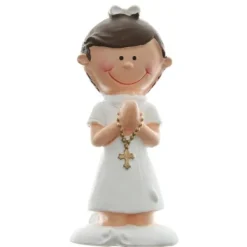 Figurine Communion Fille Blanc X 2 Pi Ces Theme Communion