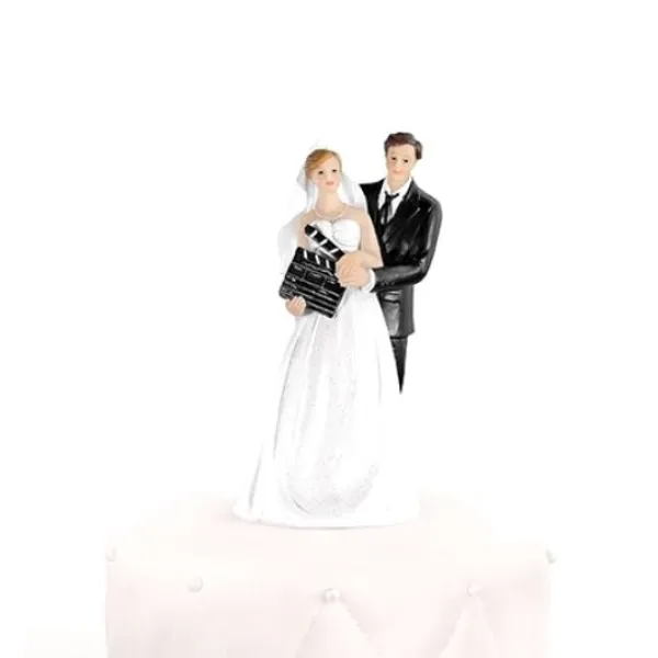 Sale Figurine Mariage Cadre Cin Ma Theme Cinema