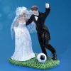 Sale Figurine Mariage Couple Des Mari S Avec Ballon De Foot Theme Deco Football
