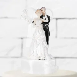 Badaboum Figurine Mariage Des Jeunes Mari S Blanc 17Cm
