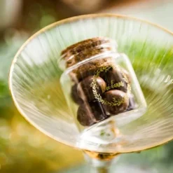 Online Fiole En Verre B B D'Amour Or Theme D Co Baby Shower