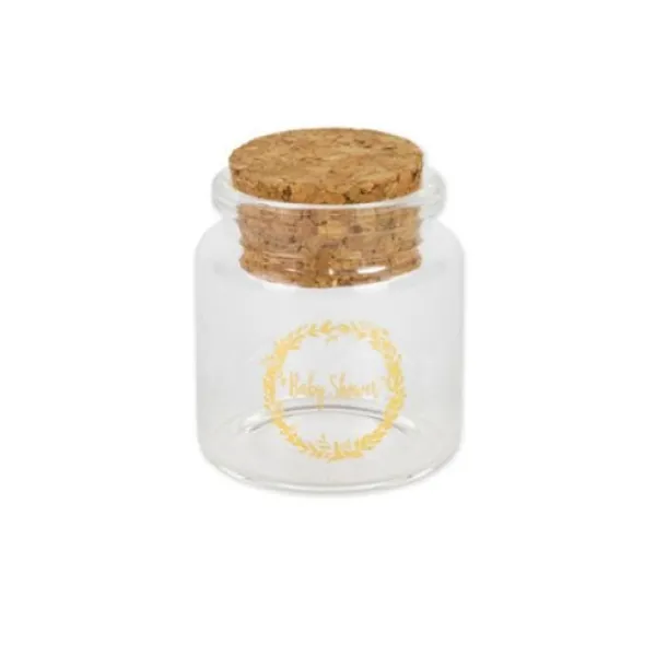 Outlet Fiole En Verre Baby Shower Or Theme D Co Baby Shower