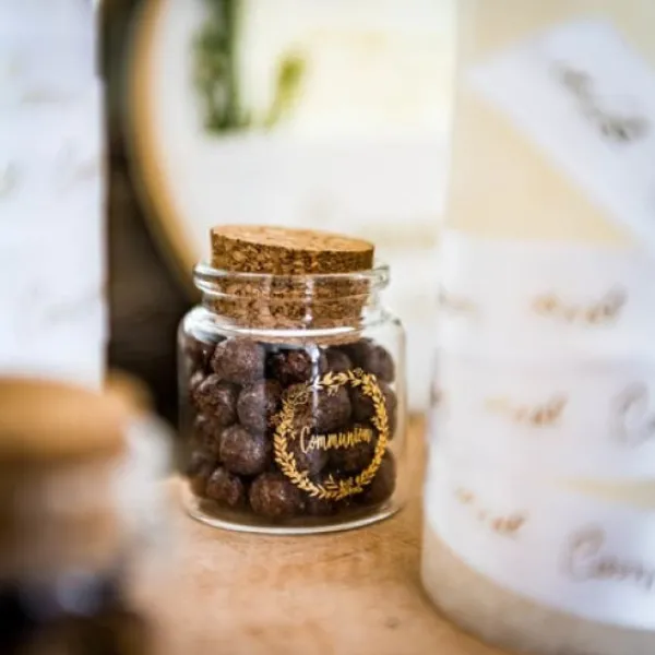 Hot Fiole En Verre Communion Theme Communion