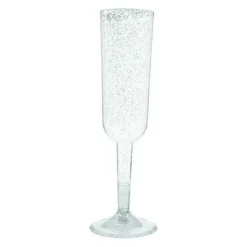 Badaboum Fl Te Champagne Plastique Paillet Argent X 4