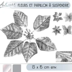 Badaboum Fleur Papillon Suspendre Pour Sapin De Noel Online