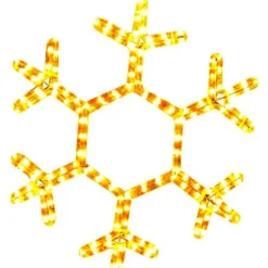 Badaboum Flocon De Neige Lumineux De Noel 144 Lampes Blanc Chaud Hot