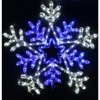 Badaboum Flocon De Neige Lumineux Bicolore Bleu Blanc New