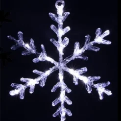 Badaboum Flocon Lumineux Acrylique 16 Led Int Rieur Discount