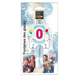 Outlet Fontaine De Glace Joyeux Anniversaire Chiffre 0 Theme Joyeux Anniversaire