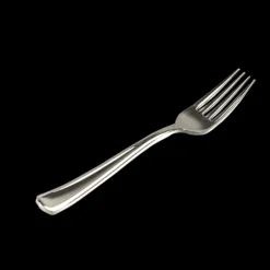 Badaboum Fourchette Argent Plastique Inox X 50 Pi Ces