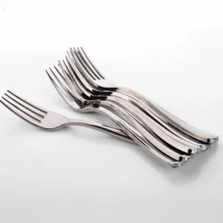 Badaboum Fourchette Argent Plastique Inox X 50 Pi Ces