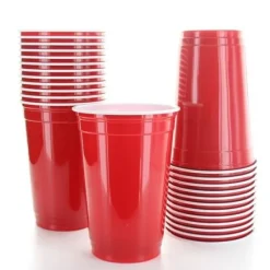 New Gobelet Americain Rouge Geant R Utilisable 50Cl X10 Pi Ces Theme Eco-Responsable