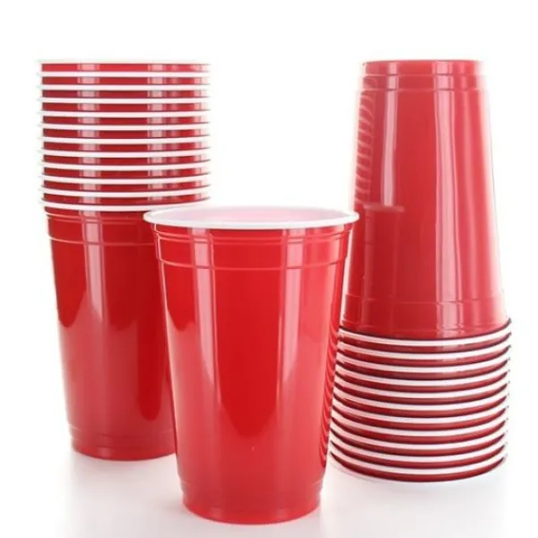 New Gobelet Americain Rouge Geant R Utilisable 50Cl X10 Pi Ces Theme Eco-Responsable