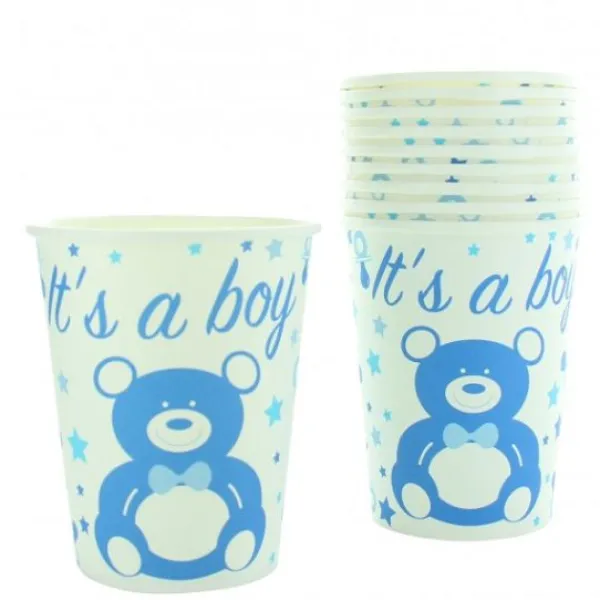 Sale Gobelet Carton Baby Shower Gar On X 10 Pi Ces Theme D Co Baby Shower