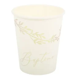 Hot Gobelet En Carton Bapt Me X 8 Pi Ces Theme Bapteme