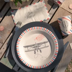 Badaboum Gobelet En Carton Bon Voyage 27Cl X10 Pi Ces