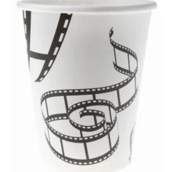 New Gobelet En Carton Cin Ma X 10 Pi Ces Theme Cinema