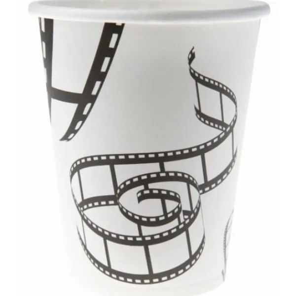 New Gobelet En Carton Cin Ma X 10 Pi Ces Theme Cinema