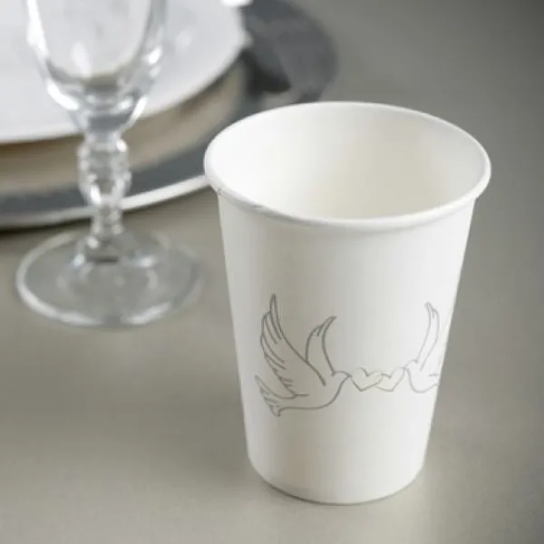 Discount Gobelet En Carton Colombe X 10 Pi Ces Theme Colombe