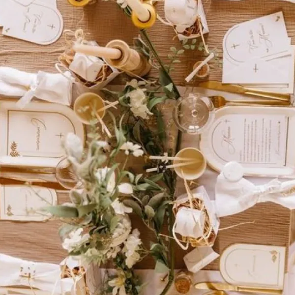 New Gobelet En Carton Communion Puret Blanc X 8 Theme Cinema