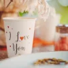 Discount Gobelet En Carton I Love You X 8 Pi Ces Theme Cinema