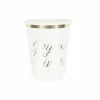 Outlet Gobelet En Carton Joyeux Anniversaire Or 200Ml Theme Joyeux Anniversaire