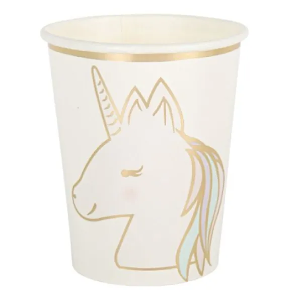 Clearance Gobelet En Carton Licorne X 8 Pi Ces Theme Licorne