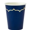 Badaboum Gobelet En Carton Marine Liser Or X 8 Pi Ces Hot