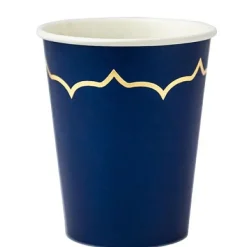 Badaboum Gobelet En Carton Marine Liser Or X 8 Pi Ces Hot