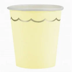 Sale Gobelet Festonn S 200 Ml Pastel Assortis X 8 Pi Ces Theme Deco Pastel