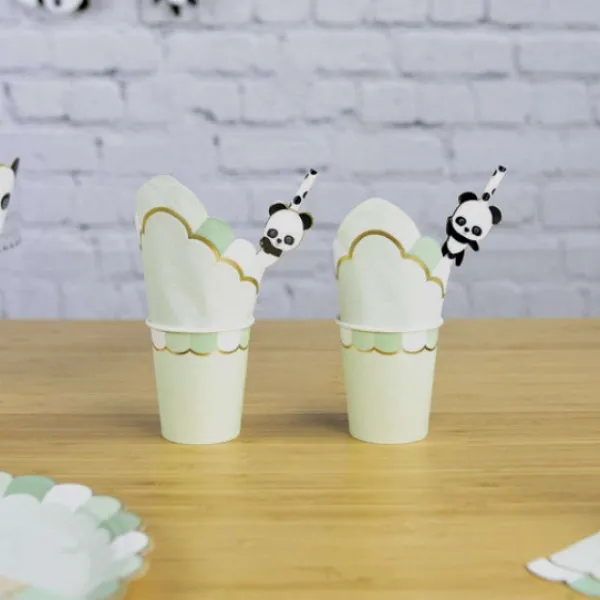 Online Gobelet Festonn S 200 Ml Vert Pastel X 8 Pi Ces Theme Deco Pastel