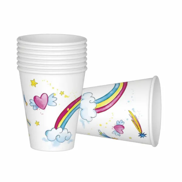Outlet Gobelet Licornes En Carton 25Cl X8Pcs Theme Licorne