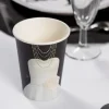 Badaboum Gobelet Mariage En Carton Robe De Mari E X 10 Pi Ces