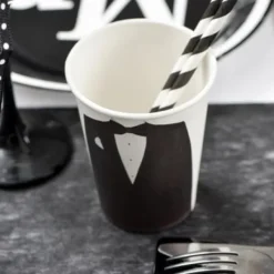 Badaboum Gobelet Mariage En Carton Robe De Mari E X 10 Pi Ces