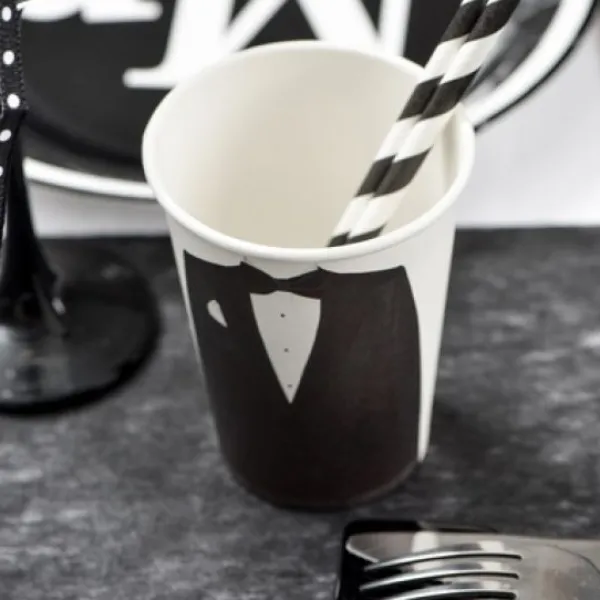 Badaboum Gobelet Mariage En Carton Robe De Mari E X 10 Pi Ces