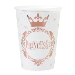 Gobelets En Carton Anniversaire Princesse 27 Cl X10 Pi Ces Theme Deco Princesse