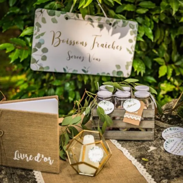 Outlet Grand Chemin De Table Jute Et Dentelle 36Cm X 5M Theme Dentelle