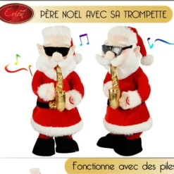 Badaboum Grand Pere Noel Automate Musicale Avec Trompette Outlet