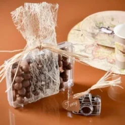 Badaboum Grande Boite A Dragees Plexi Valise Transparente