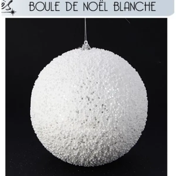 Badaboum Grande Boule De Noel Neige 15Cm Best