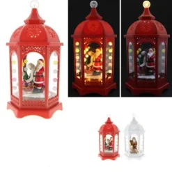 Badaboum Grande Lanterne De Noel Lumineuse Et Musicale