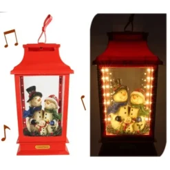 Badaboum Grande Lanterne Deco De Noel Lumineuse Et Sonore Discount